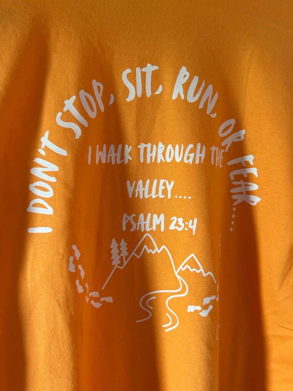 Psalm 23:4 scripture tee